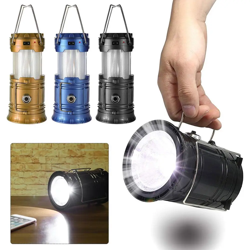 Портативный солнечный кемпинговый тент светильник лампа с пламенем фонарь флэш