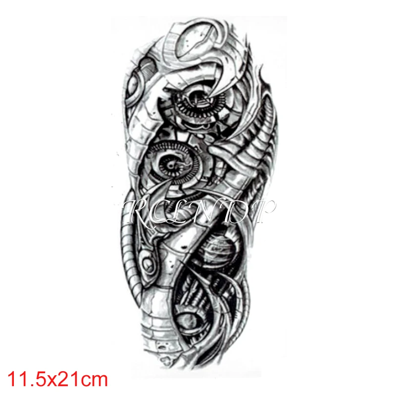 Водостойкая Временная тату наклейка искусственная татуировка для мужчин и
