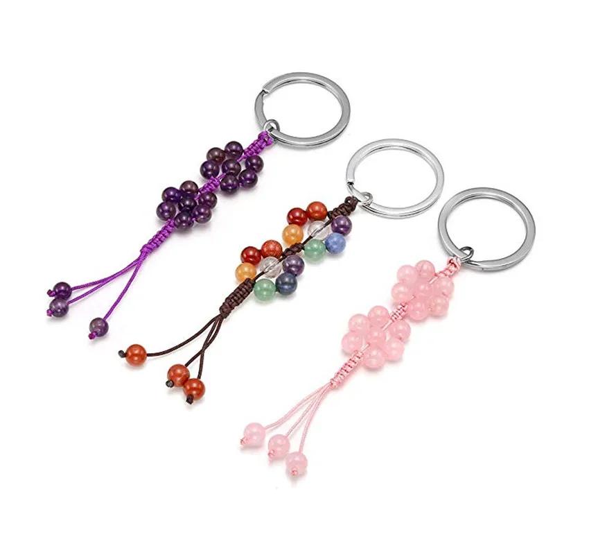 Уникальная Посеребренная круглая плетеная ручная работа красочные бусины