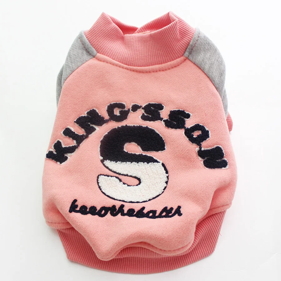 Куртка с капюшоном для собак и кошек свитер питомцев куртка щенков осенне зимняя