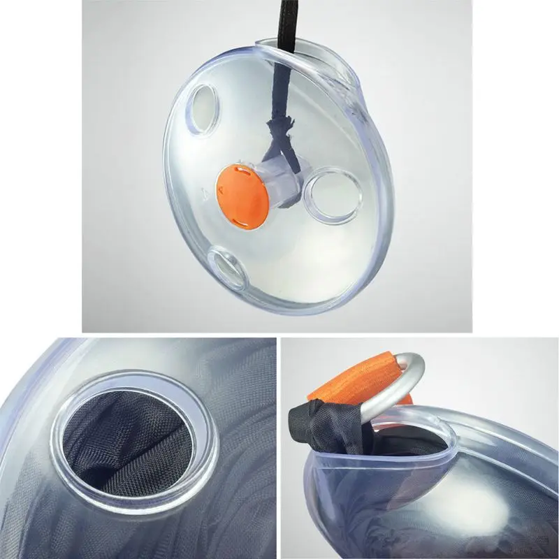 

5Pc Portable Reusable Shopping Bag Space Saver Bag Roll Up in Small Case Keyring