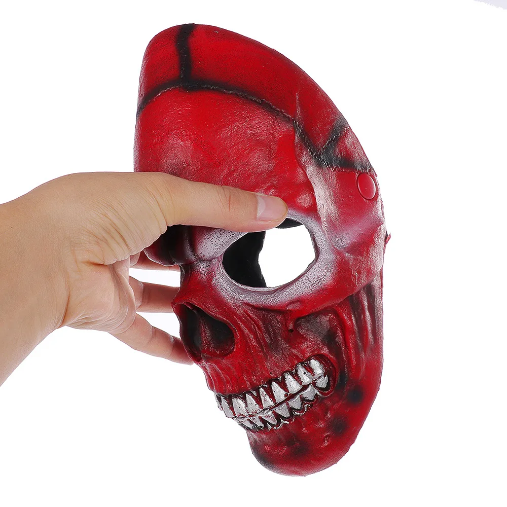Хэллоуин террор Masker Реалистичные ПУ Вечерние Маски шутка Кровавый Череп Маска вечеринка Хэллоуин карнавал маска ужаса страшные маски Mascaras