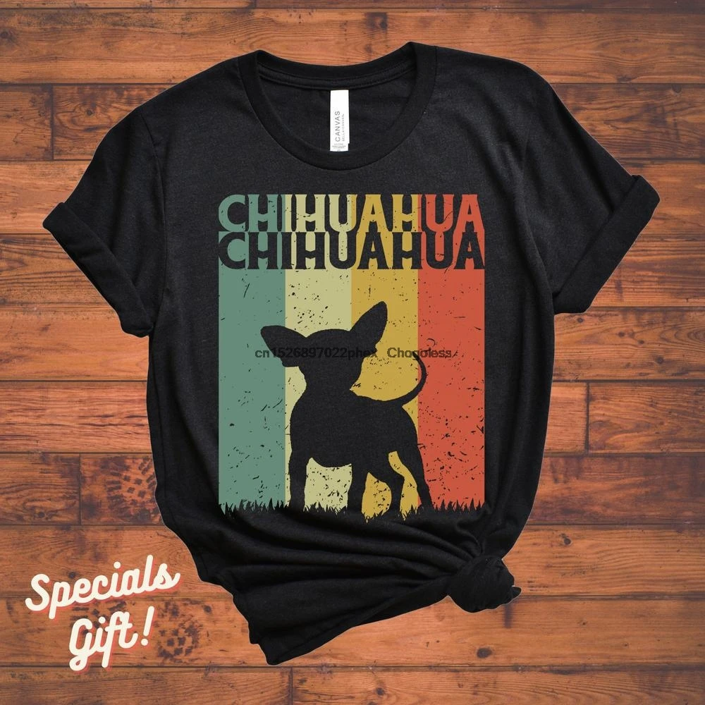 Футболка для чихуахуа ретро футболка винтажная Ретро собаки подарок смешной |