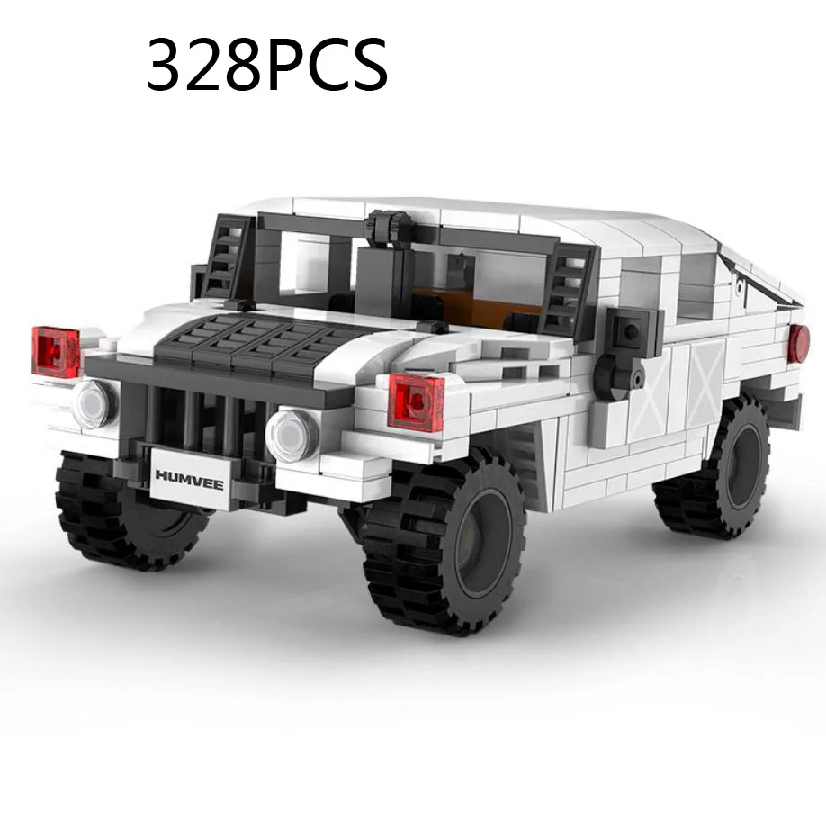 Технический строительный блок HMMWV масштаб 1:24 модель Hummer Humvee военный автомобиль