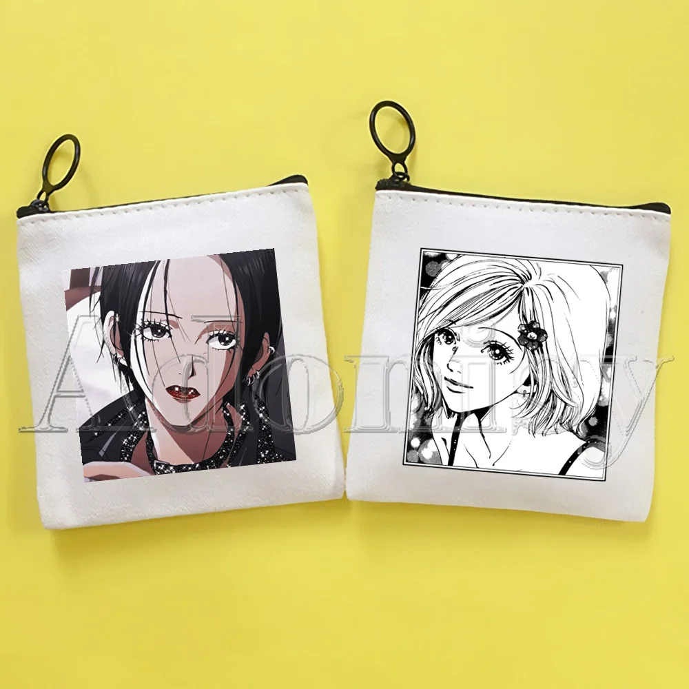 

NANA Osaki Manga Anime Japanese The Black Stones Key Coin Purse Wallet for Teenager Cartoon Cute Credit Card Bag