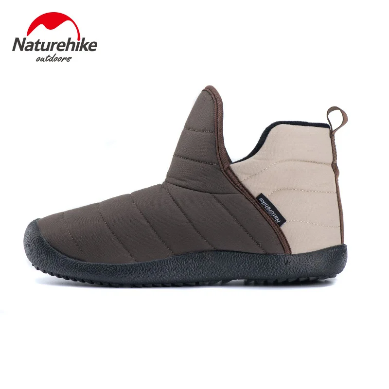 

Naturehike 2020 Winter New Thick Couple Snow Boots Plus Velvet Warm Outdoor Casual Short Boots Cold Resistance Men Cotton Shoes