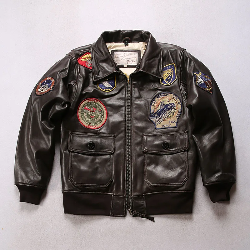 Супер предложение 1967! Куртка-бомбер из натуральной коровьей кожи со съемным