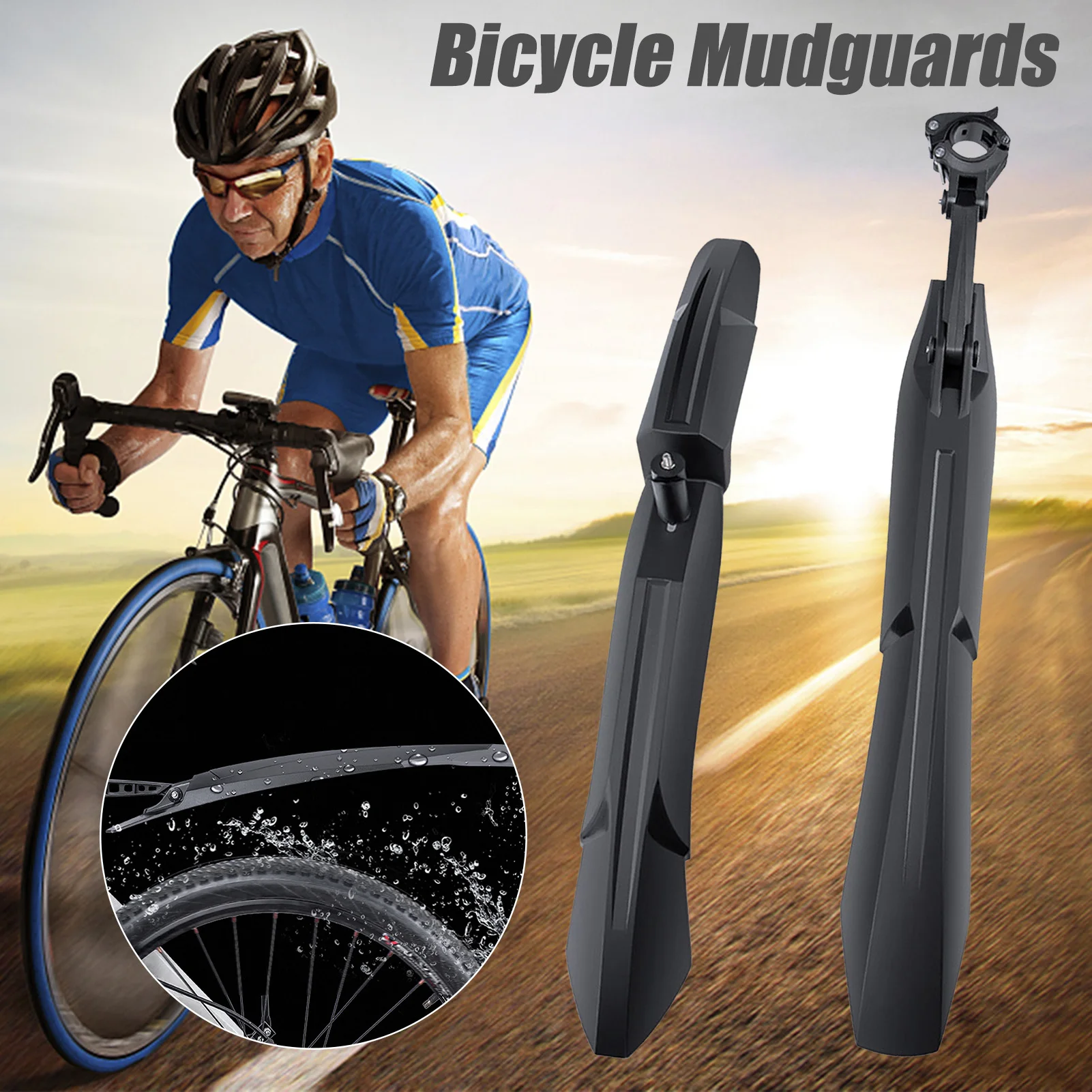 Комплект велосипедных брызговиков быстросъемные крылья для горных велосипедов
