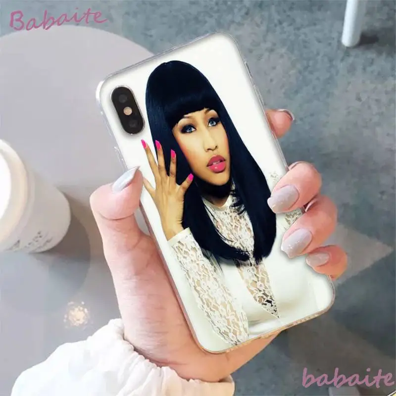 

Babaite Nicki Minaj Picture Phone Case fundas for iPhone 12 8 7 6 6S Plus 5 5S SE XR 11 12 11pro promax X XS MAX