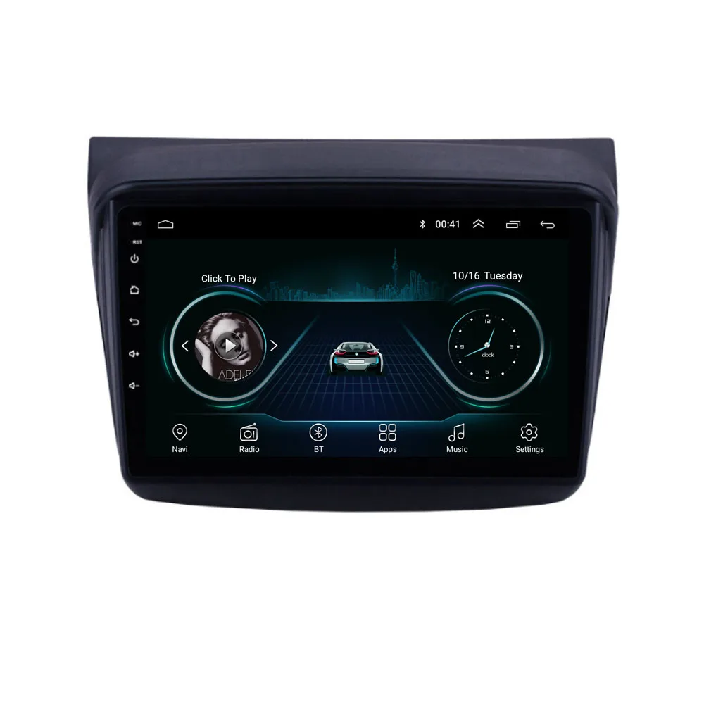 4G LTE Android 10 1 Для MITUBISHI PAJERO Sport/L200/2006 + Triton/2008 Мультимедиа Стерео DVD плеер навигация GPS