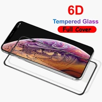 50pcslot 6d curved tempered glass 9h screen protector for iphone se 2020 11 pro max xs xr x 8 7 plus 6 6s anti scratch film