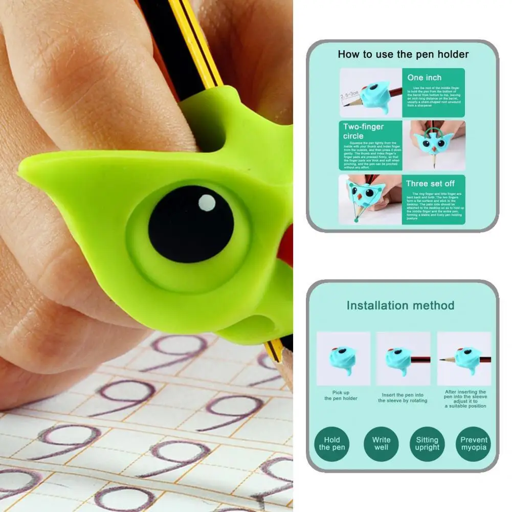 

Pen Grip Unique Reusable Elastic Pen Grip Effective Ergonomic Pen Posture Corrector