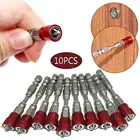 10 шт., магнитные Биты для отвертки, штукатурная доска, строительные Биты Ph2, биты для Отвертки Phillips 14 дюйма, шестигранный хвостовик для электроинструмента