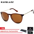 Солнцезащитные очки WarBLade женские круглые, Модные Винтажные классические брендовые дизайнерские солнечные очки кошачий глаз, 2020