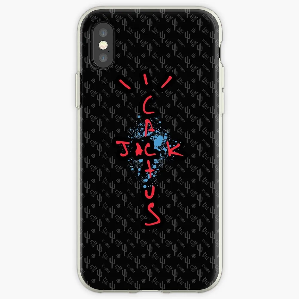 Трэвиса скотта мягкий чехол для iPhone 7 8 6 6s Plus 5S 4 силиконовый прозрачный X Xs 11 Pro Max