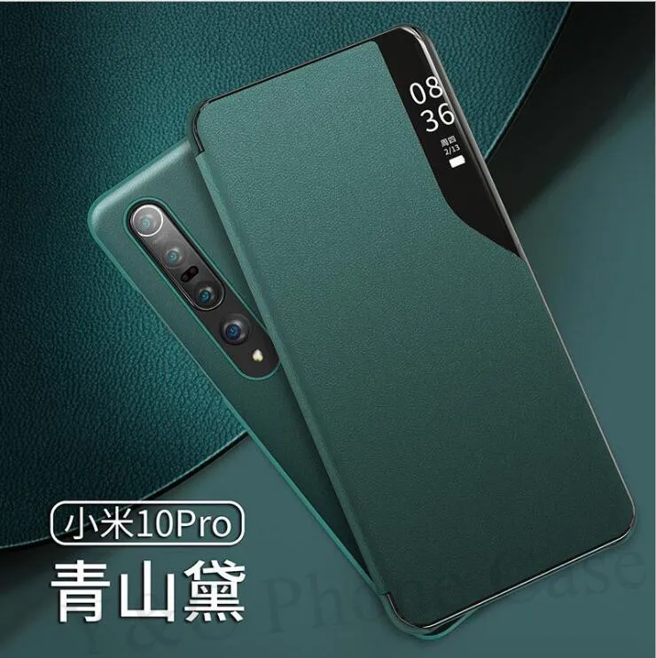 Чехол с откидной крышкой для Xiaomi mi 10 Оригинальный чехол из искусственной кожи