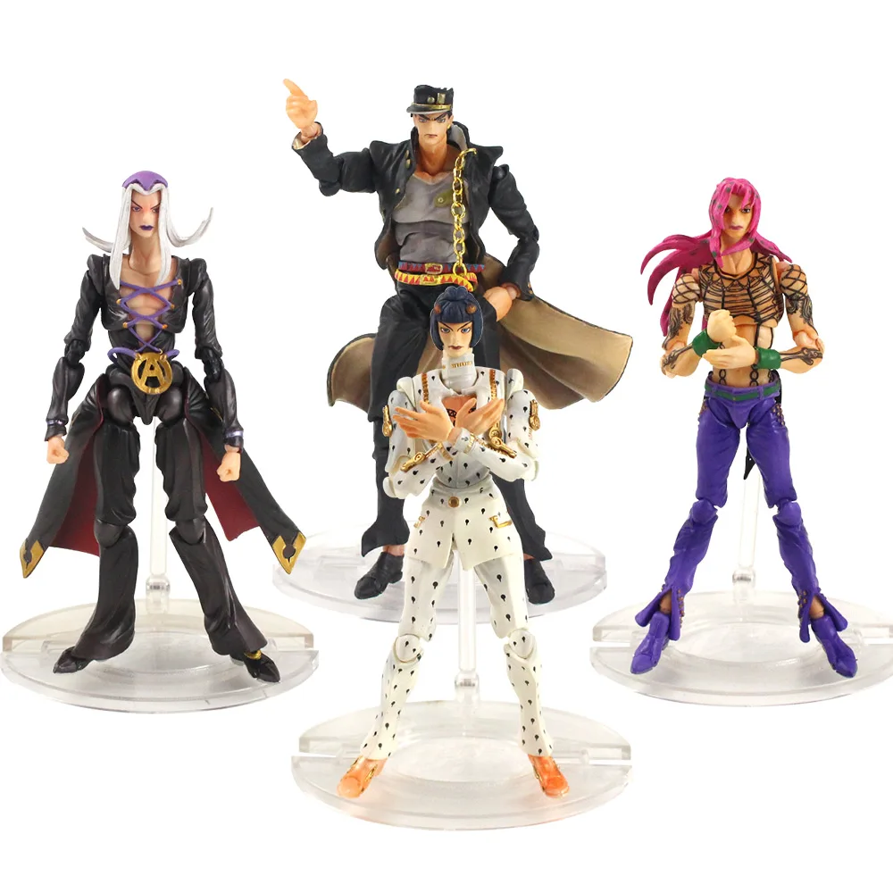 JoJos Необычные приключения 15 16 см Diavolo Бруно Bucciarati Giovanna Leone Abbacchio Kujo Jotaro подвижная