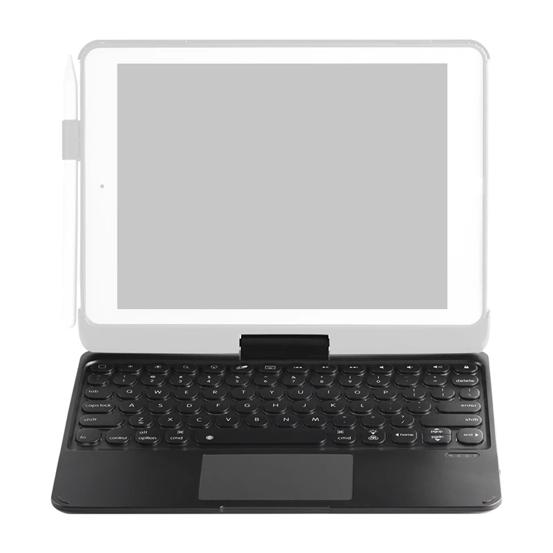 

Защитный чехол для беспроводной клавиатуры с Цветной подсветкой по Цельсию 360 градусов по Цельсию, подходит для планшета iPad 10,2 (2019/2020)/Air3/Pro 10,...