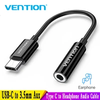 vention usb type c 3 5 jack earphone adapter usb c to 3 5mm headphones audio aux cable for xiaomi mi 10 9 huawei mate 20 30 pro