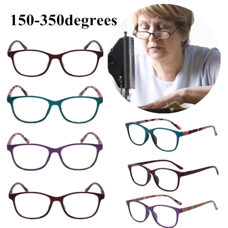 

Vintage Trendy Olders Unisex Resin Lens Anti-fatigue Light Weight Durable Reading Glasses Presbyopia Eyewear