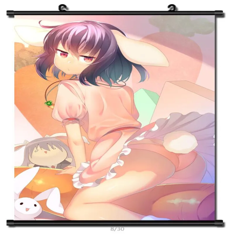 Японские декоративные картины аниме проект TouHou непроницаемый ночной Inaba Tewi