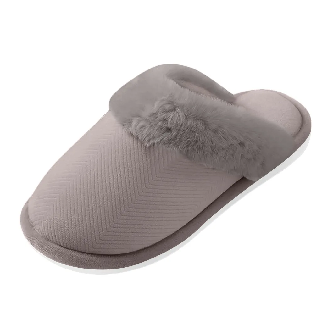 2020 Мягкие плюшевые повседневные домашние тапочки для мужчин Зима Весна Домашняя