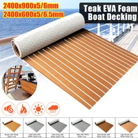 8 styles 2400mm self adhesive eva foam decking sheet faux teak synthetic boat marine flooring brown gray black striped sheets