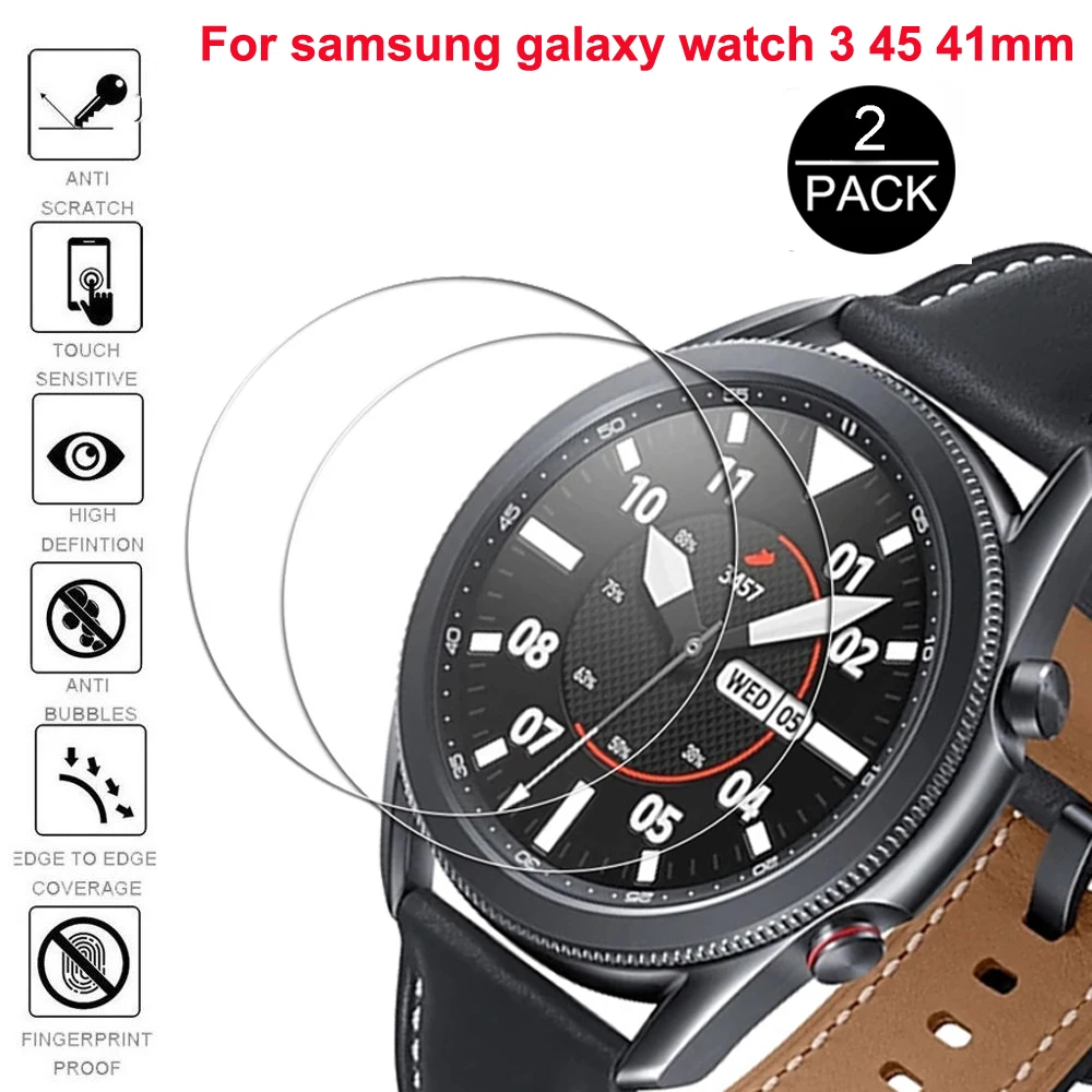 Защитная пленка для samsung galaxy watch 3 45 41 мм закаленное стекло экрана HD защитная