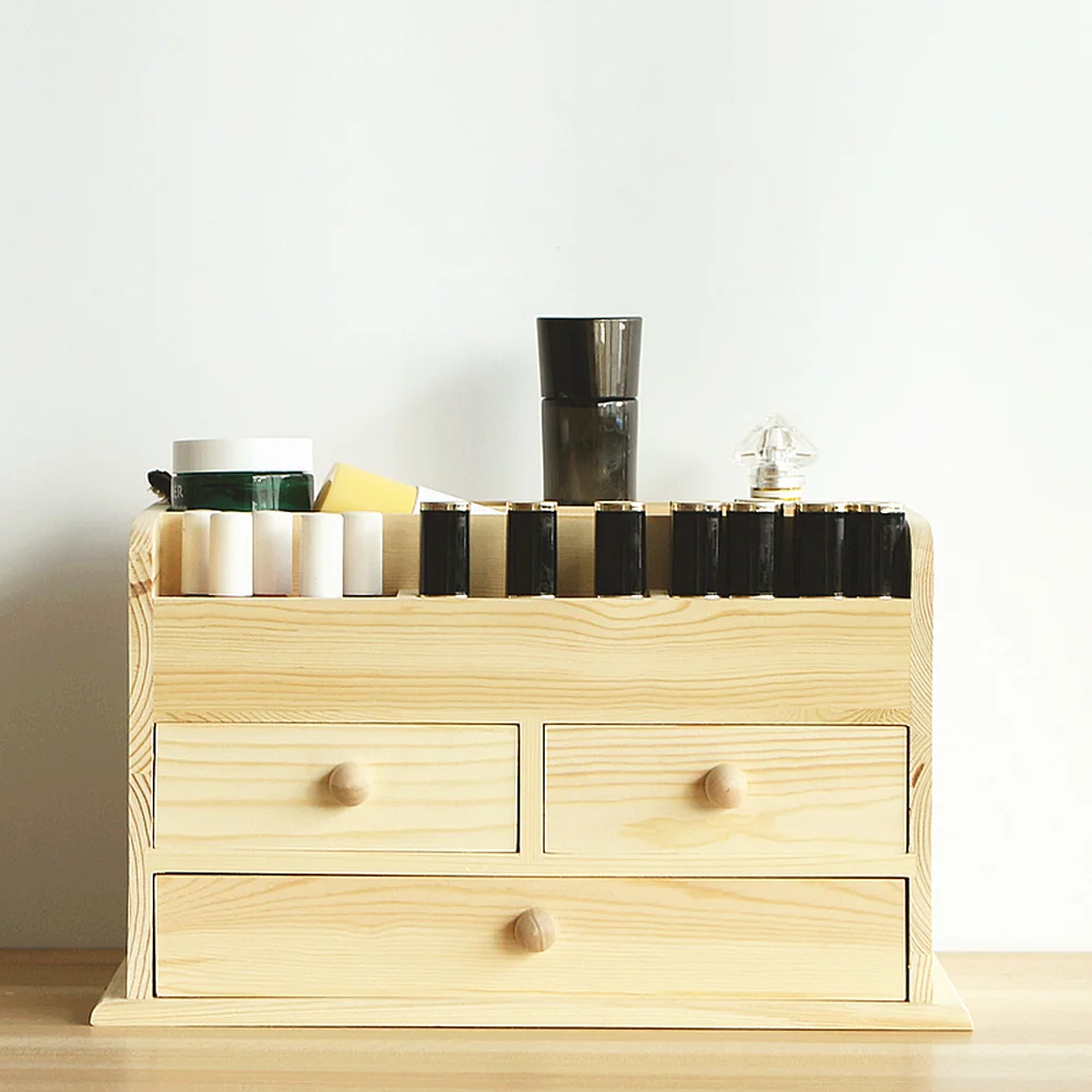 A1 косметический ящик для туалетного столика отделочный из твердой древесины