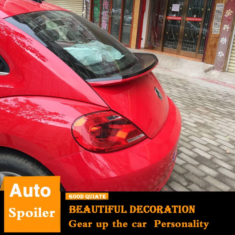 For Volkswagen Beetle Spoiler Sport 2013 2014 2015 2016 2017 2018 ABS Material Car Rear Wing Primer Color Trunk | Автомобили и