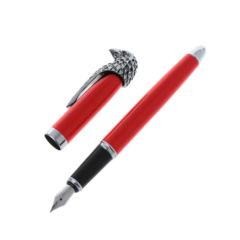 Ручка перьевая с зажимом в виде Головы Орла и совы 0 7 мм| |