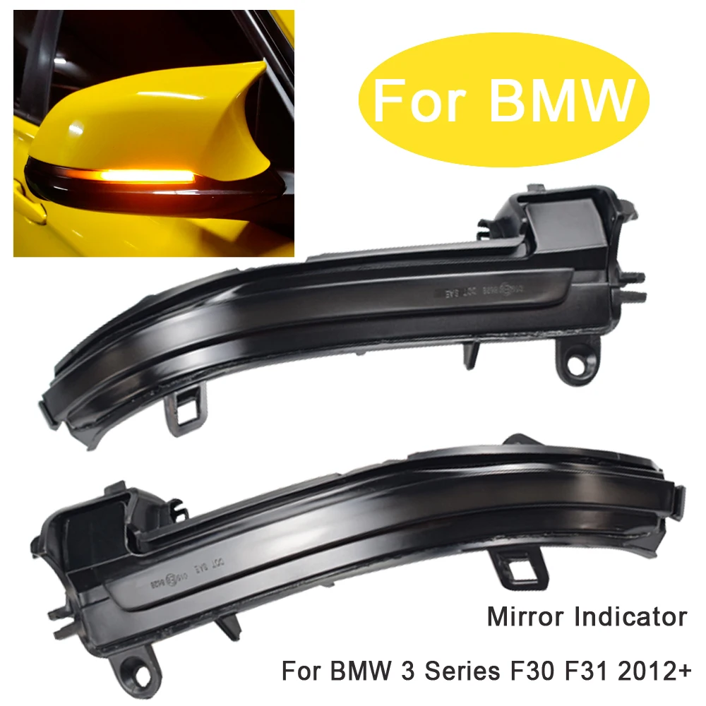 Светодиодный динамический поворотник для BMW F20 F21 F22 F30 E84 1 2 3 4 серии поток воды