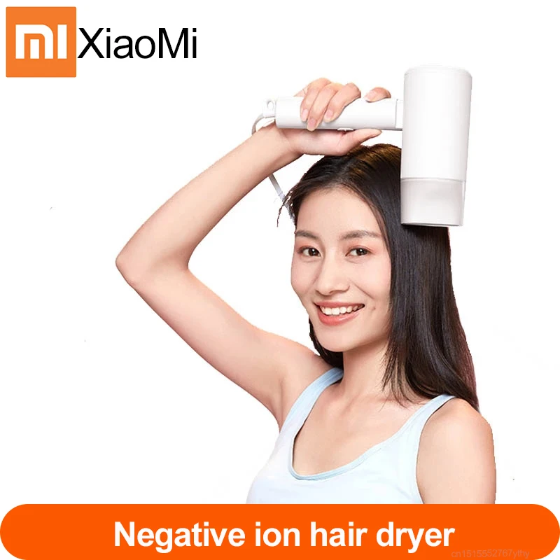 

Оригинальный портативный фен для волос Xiaomi Mijia H100 с отрицательными ионами, уход за волосами с помощью воды, профессиональный Быстросохнущий...