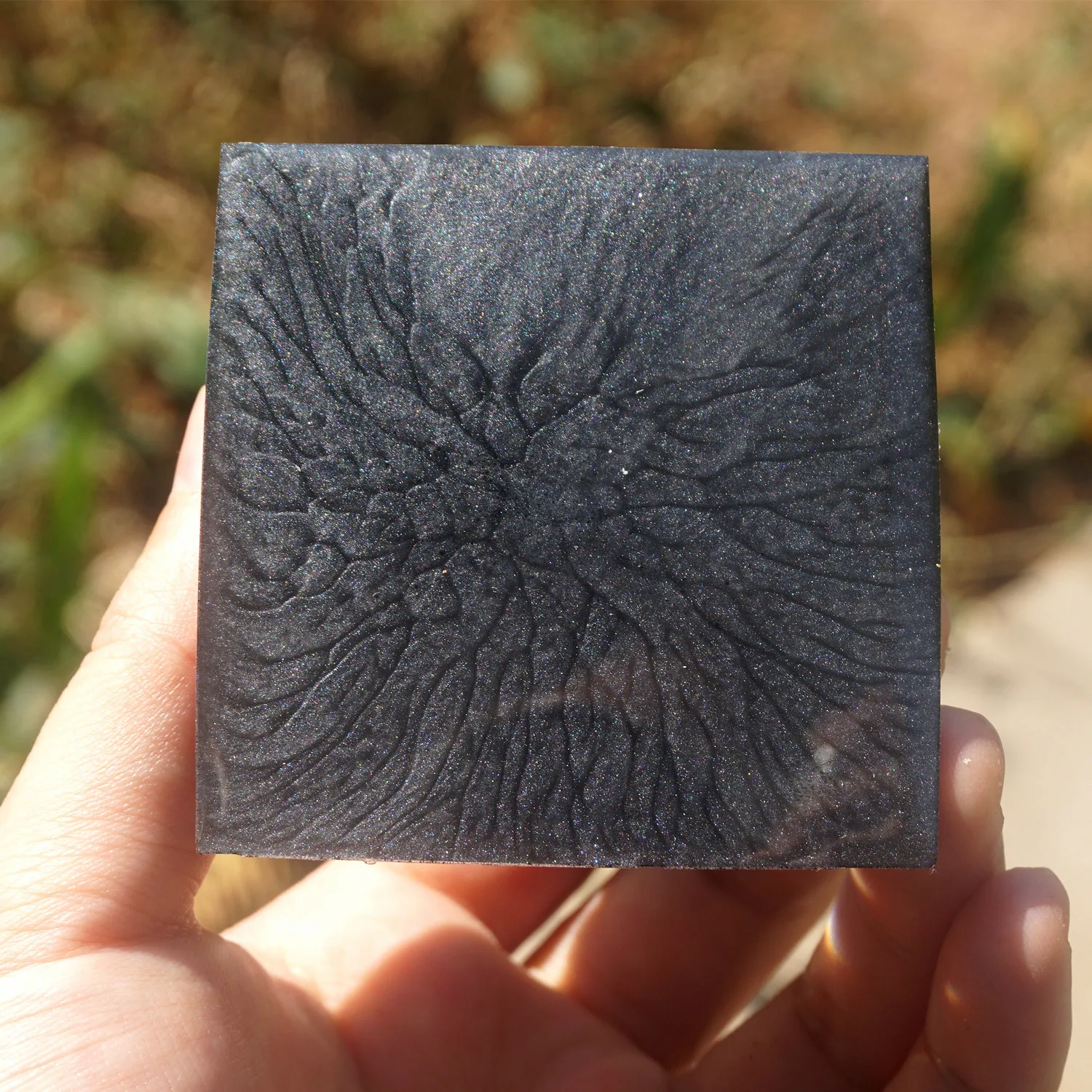 

Handmade Orgone Pyramid 60mm Green Aventurine Crystal Sphere With Amethyst Orgonite Energy Circle HEALING Reiki Pyramid