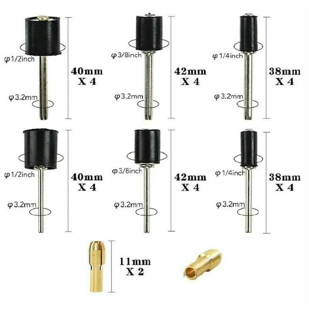 

Sanding Drum Kit Nail Drill Bits Polished Accessories Tool Easy Install
