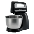 5 Скорость мульти Еда миксер 3.5L Нержавеющаясталь пылесоса Электрический венчик для взбивания яиц миксер для теста крем блендер взбитые сливки миксер машина