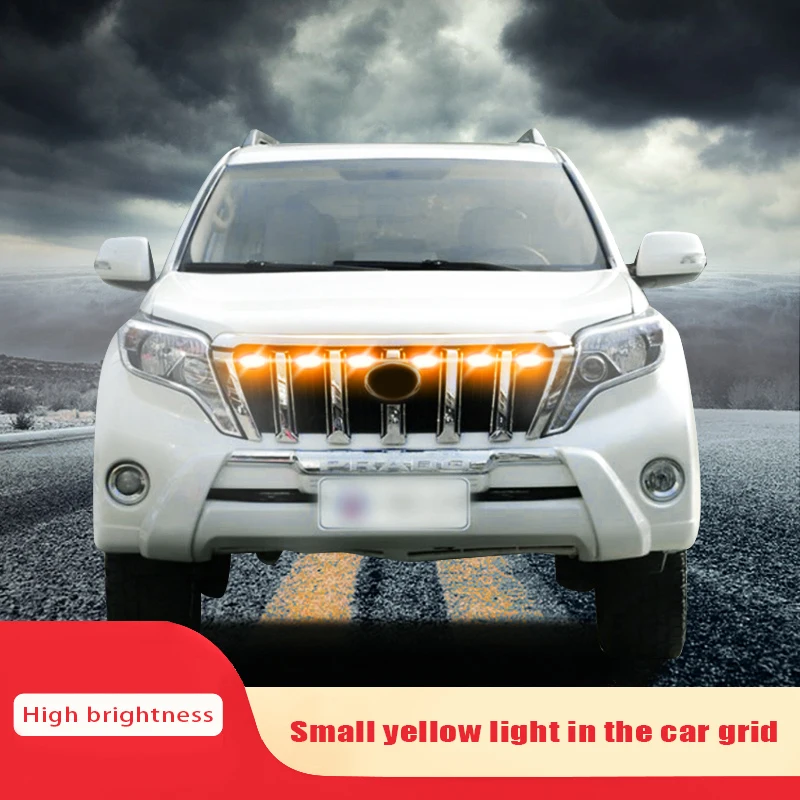 6000K белый/желтый 12 В передняя решетка освещения для Toyota Prado w/TRD Pro гриль только