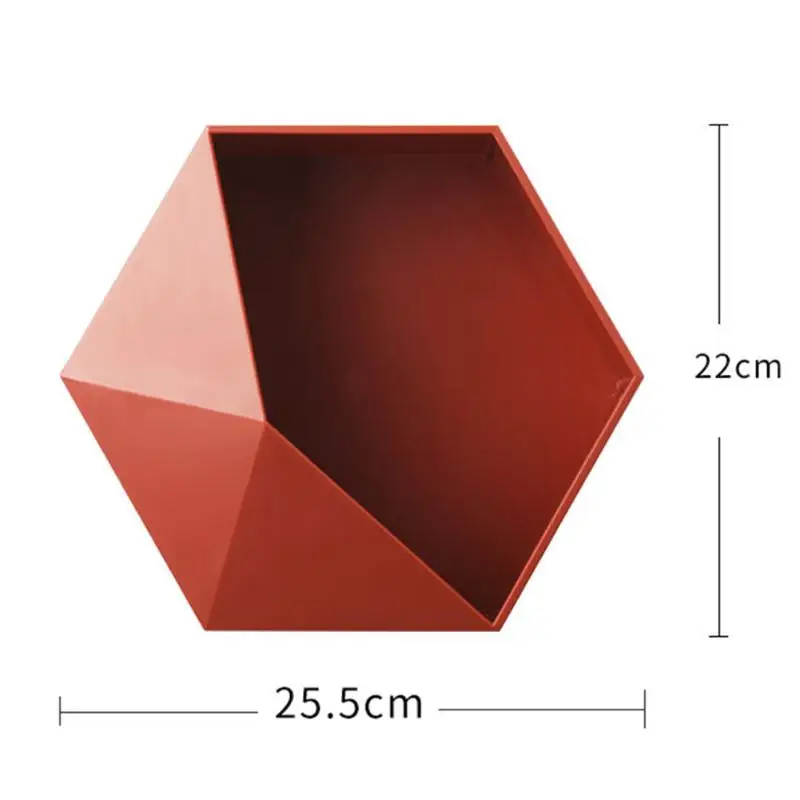 Настенный стеллаж для хранения Геометрическая полка плавающая комната