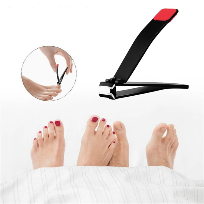 

Черная машинка для стрижки ногтей из нержавеющей стали, машинка для резки ногтей, профессиональный триммер для ногтей, Высококачественная ...