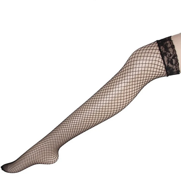 

Hot Selling Women's Long Sexy Fishnet Stockings Fish Net Pantyhose Mesh Nylon Tights Lingerie Skin Thigh High Stocking Hosiery