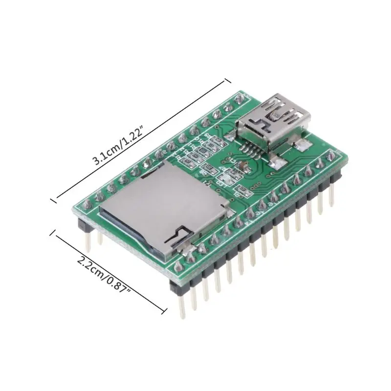 Новый JQ6500 28P голосовой модуль USB заменяет один на 5 способ MP3 стандарт