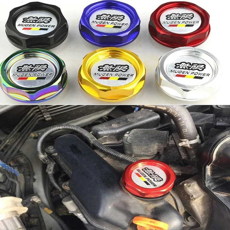 Алюминиевая Автомобильная масляная крышка Mugen для топливного бака наполнителя