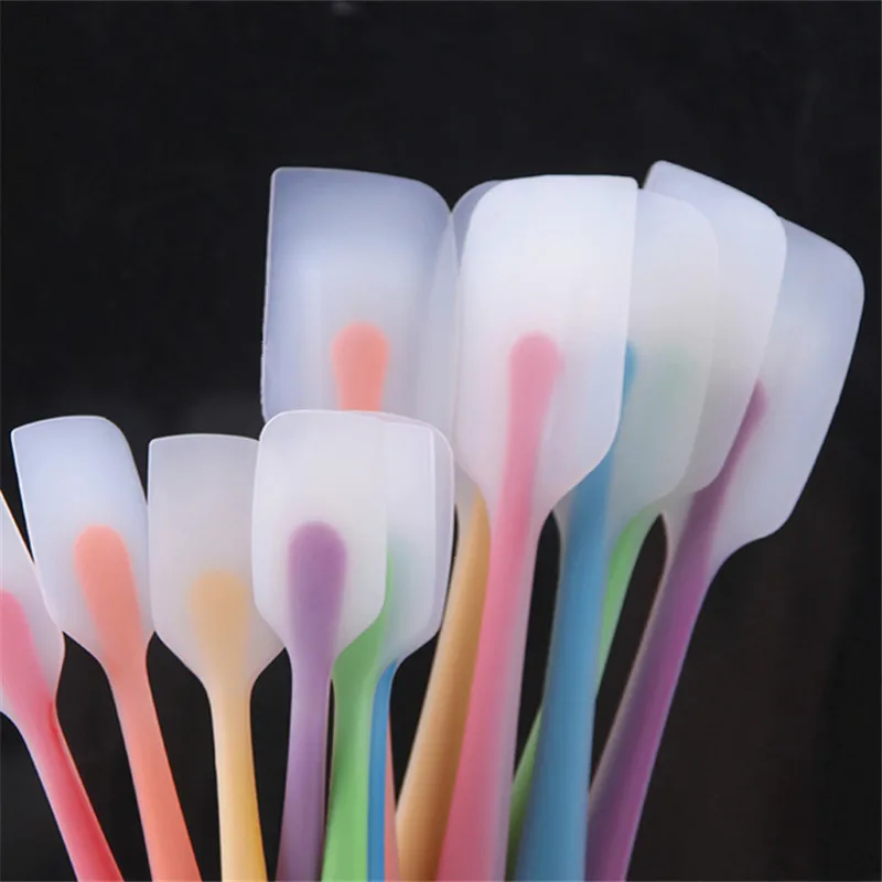 

Silicone Cream Baking Scraper Non Stick Butter Spatula Cutter Chocolate Smoother Heat Resistant Kitchen Pastry Tools Scraper