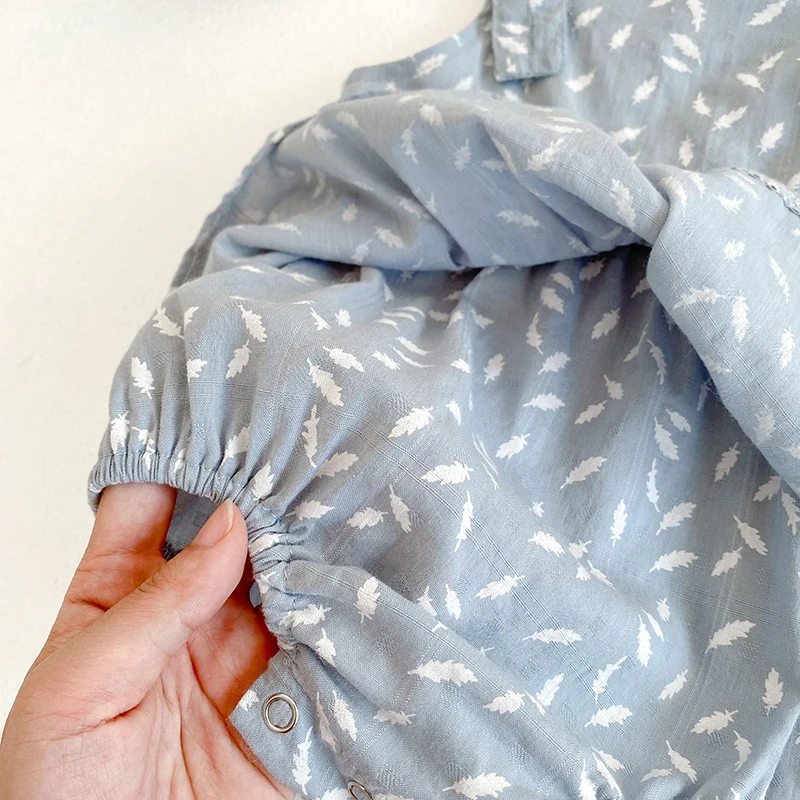 

Fashion Leaf Print Suspender Romper Skirt Kids Party Wear Girl Princess Dress Design Toddler Dress Floral Skirt For Newborn Baby