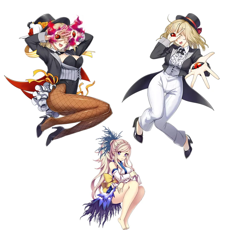 

Three Ratels CA52 YOKAI Вики водонепроницаемые фотообои для автомобиля капота ноутбука подарок мотоцикл милые Banshee аниме наклейки