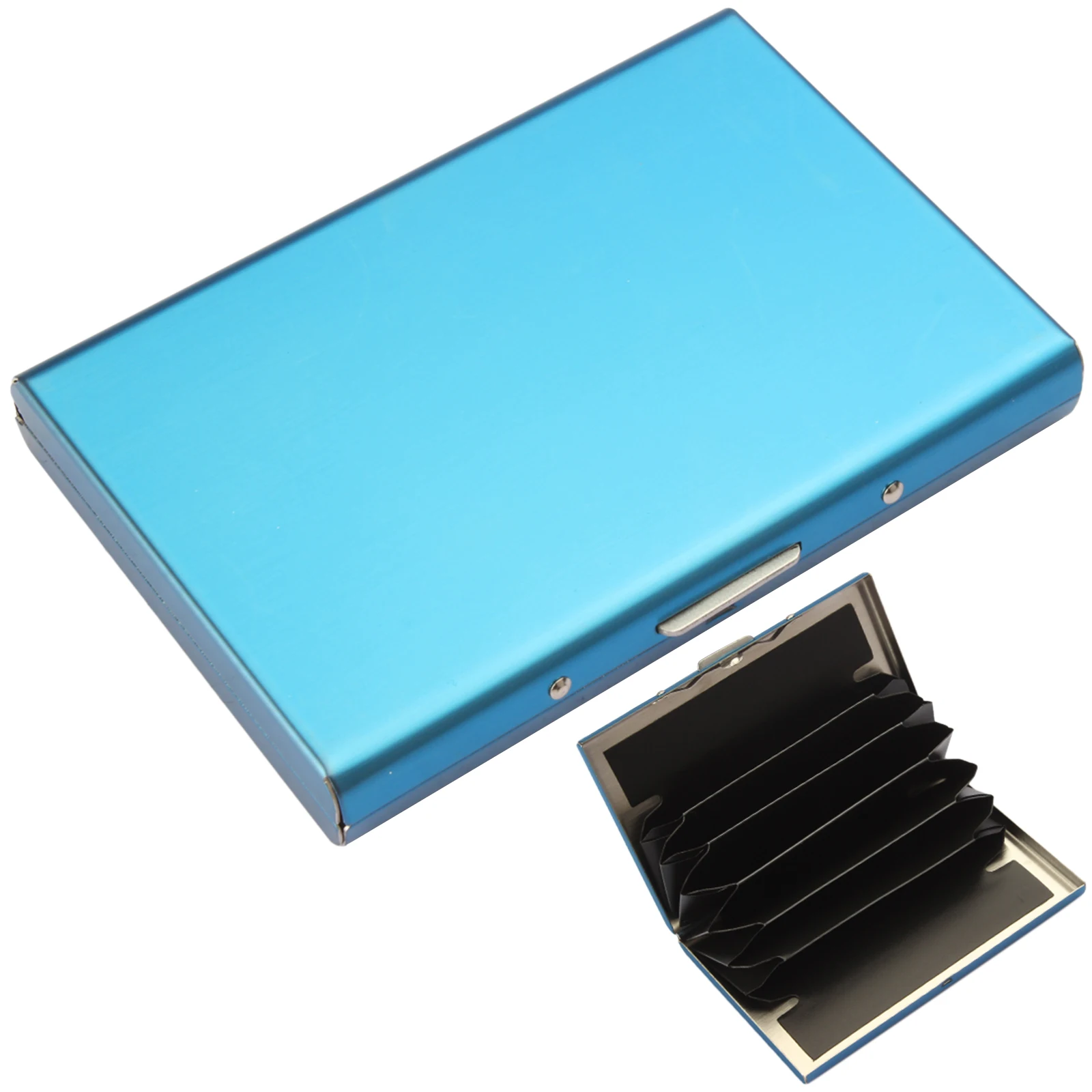 

RFID Blocking Credit Card Protector Stainless Steel ID Business Card Case Holder Wallet for Men and Women