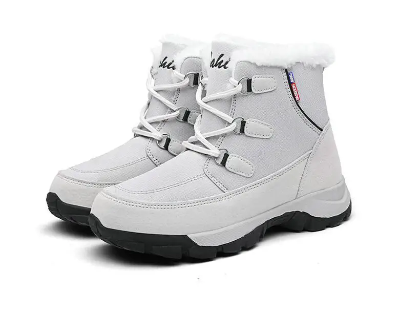 

Winter Waterproof Snow Boots Women Shoes Cotton Boots Female Warm Plus Velvet Shoes Women Boots Ankle With Thick Fur Botas Mujer