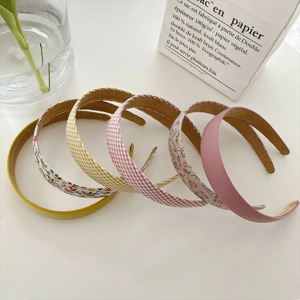 

3 Pieces Korean Hair Band Flower Hair Band Plain Floral Hairband Decoration Hairband Accessories For Women