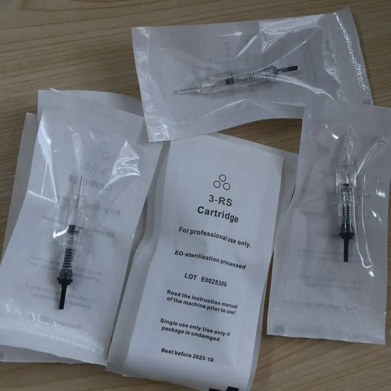 Тату-игла 100 шт./лот 3RS Одноразовые стерилизованные картриджи для перманентного