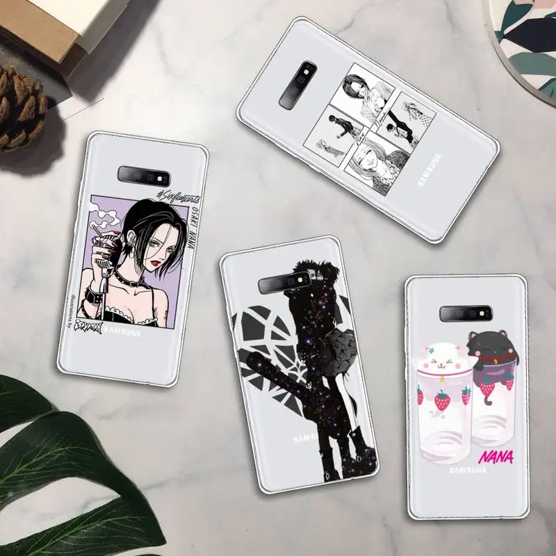 

Nana Anime Oosaki Phone Case Transparent For Samsung Galaxy A71 A21s S8 S9 S10 plus note 20 ultra